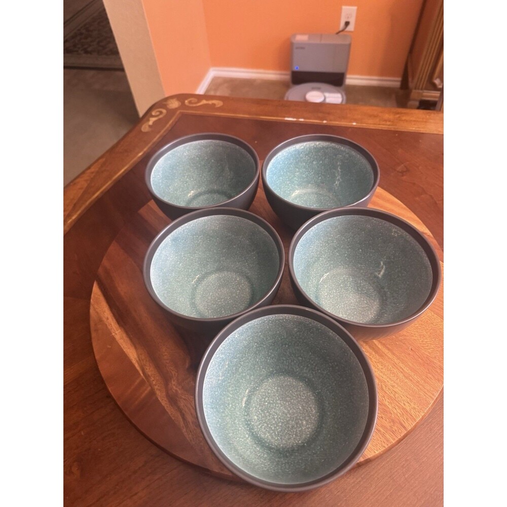 5" All Purpose Bowl Maddox Blue by Mikasa a Set of 5 - Picture 3 of 8